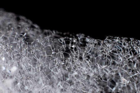 soap bubble super closeup stock photo