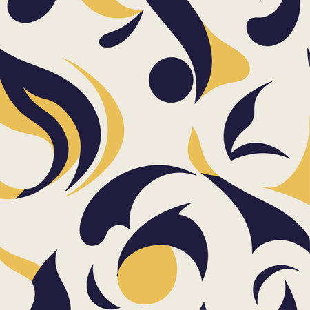 Seamless pattern with abstract shapes. Can be used for wallpaper, pattern fills, web page background,surface textures.のイラスト素材