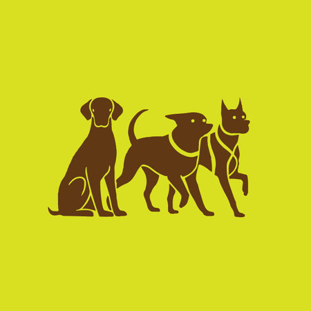 Pet shop design over yellow background, vector illustrationのイラスト素材