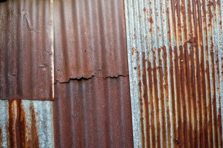 rusty zinc textureの写真素材