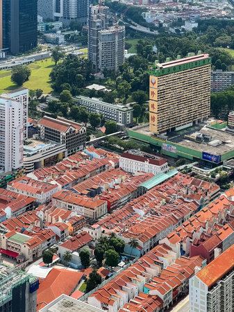Aerial view of Ho Chi Minh City, Saigon, Vietnam