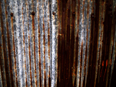 zinc sheets backgroundの写真素材