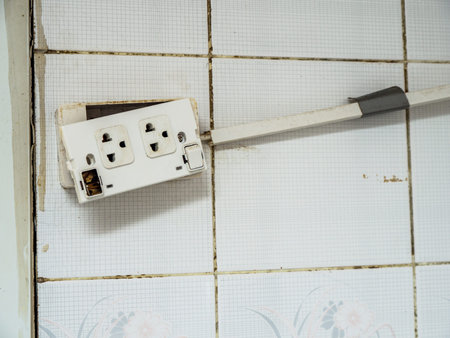 Old plug and The deterioration of the power switch makes it dangerous to use. And cause a fire