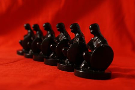 Chess concept of equalityの写真素材