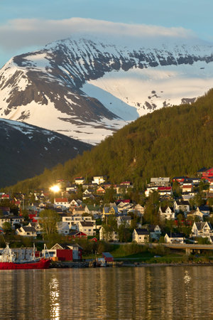 Tromso - northen Norway の写真素材