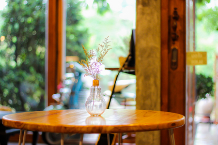 Grass in a glass.の写真素材