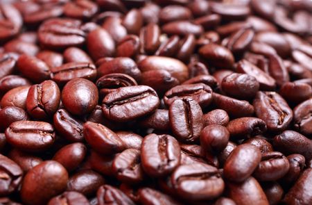 Coffee beans backgroundの写真素材