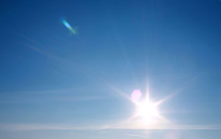 A beautiful sky, would make a great background, space for messageの写真素材