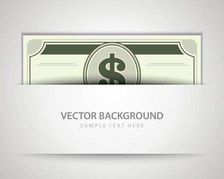 Dollars money vector backgroundのイラスト素材