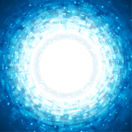 Abstract technology circle digital background のイラスト素材