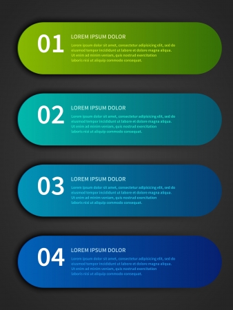 paper lines and numbers design templateのイラスト素材