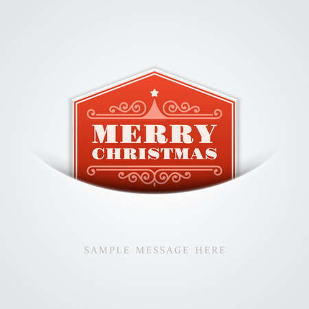 Merry Christmas card ornament decoration background  Vector illustration Eps 10  のイラスト素材