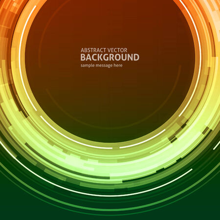 Abstract technology circle lines digital vector background のイラスト素材