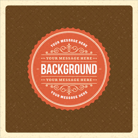 Vintage background design templateのイラスト素材
