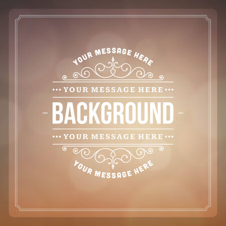 Vintage summer light background design templateのイラスト素材
