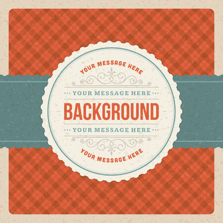 Vintage background design templateのイラスト素材