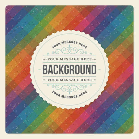 Vintage background design templateのイラスト素材