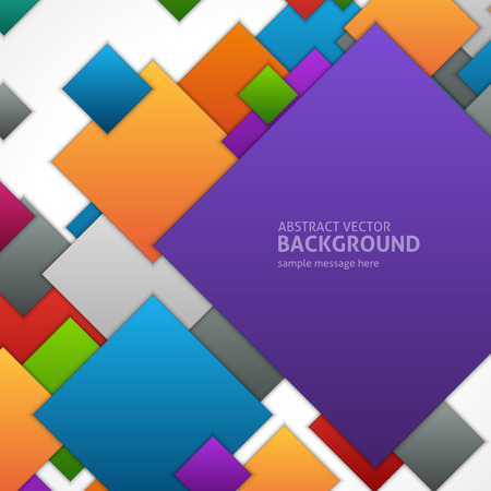 Abstract geometric squares backgroundのイラスト素材