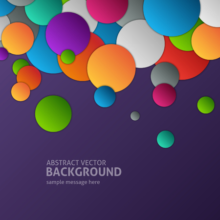 Abstract geometric circles backgroundのイラスト素材