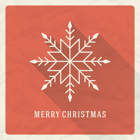 Christmas retro typographic and ornament decoration. Merry Christmas holidays wish greeting card and vintage background. Happy new year message. Vector illustration Eps 10のイラスト素材