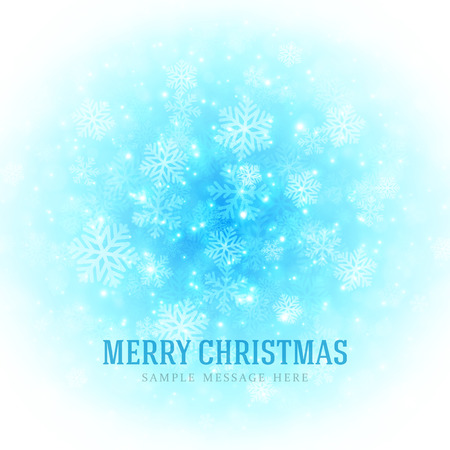 Christmas light with snowflakes. Vector background Eps 10.のイラスト素材