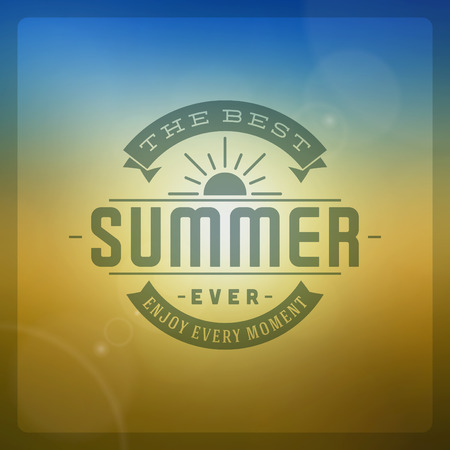 Summer holidays backgroundのイラスト素材