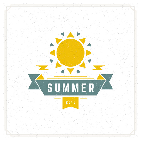 Summer holidays typography for poster.のイラスト素材