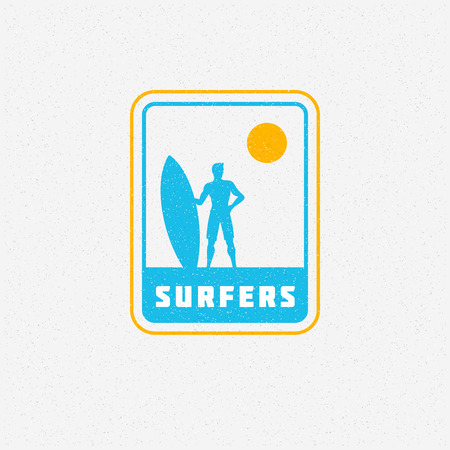 Summer holidays poster design on textured background vector illustration.のイラスト素材