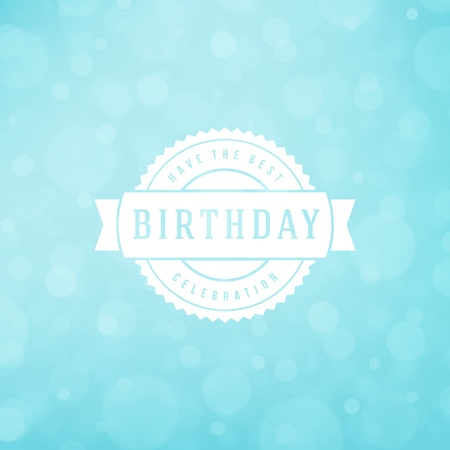 Happy birthday greeting card design vector illustration.のイラスト素材