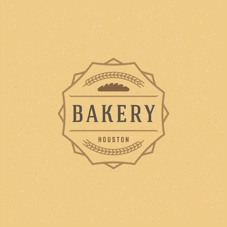 Bakery badge or label retroのイラスト素材