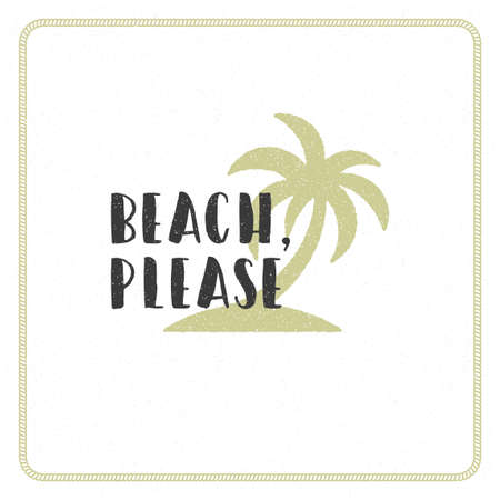 Summer holidays typography inspirational quote design for poster or apparelのイラスト素材