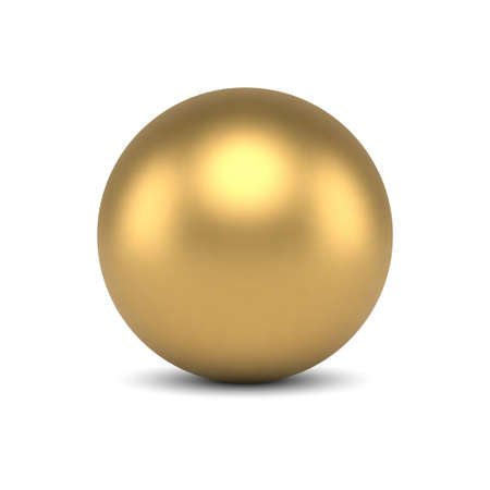 Luxury realistic golden sphere expensive ball decorative design 3d template vector illustrationのイラスト素材