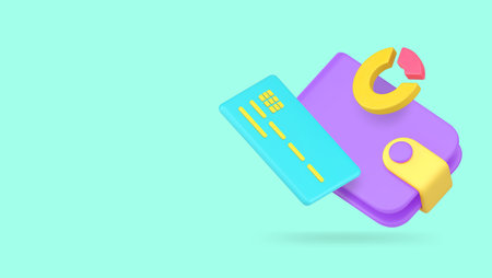 Financial budget accounting analyzing online banking banner copy space vector illustration. Economy...