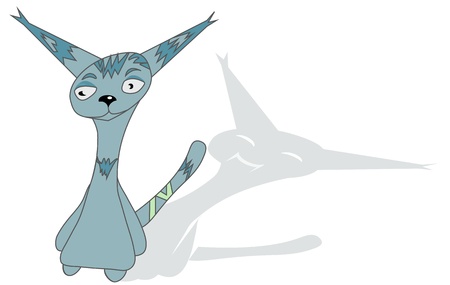 alien catのイラスト素材