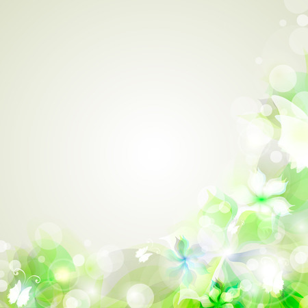 illustration of a Abstract green element for designのイラスト素材