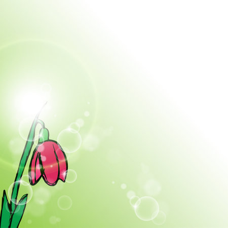 floral backgroundのイラスト素材