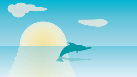 Dolphinのイラスト素材