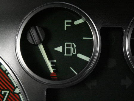 Car dashboard.