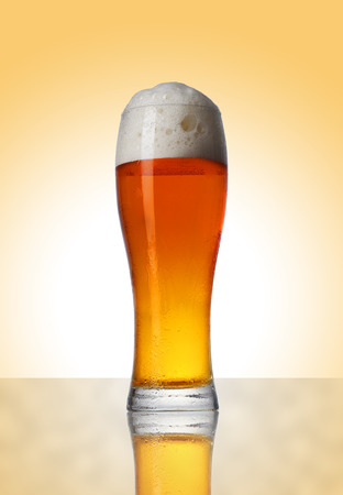 full pint of beerの写真素材
