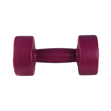 dumbbell for exercises on a white backgroundの写真素材