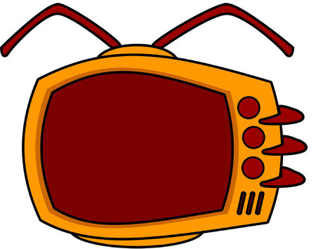Televisionのイラスト素材