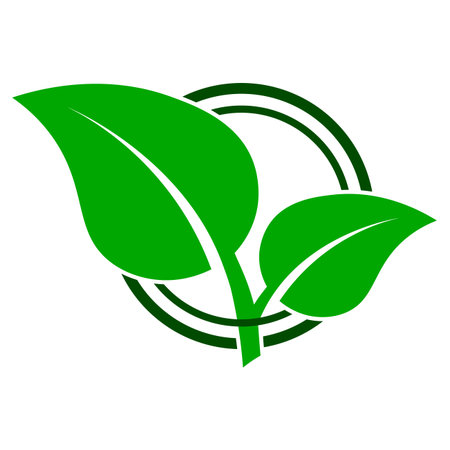 Leaf label outline icon. linear style sign for mobile concept and web design. Eco symbol illustration. Pixel perfect vector graphics. Vector illustration isolated on white backgroundのイラスト素材