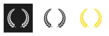 Lavra wreath icon.のイラスト素材
