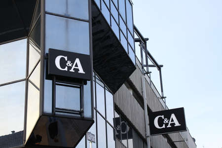 Paderborn, North Rhine-Westphalia, Germany, March 11, 2022, Building of the textile department store C&Aのeditorial素材