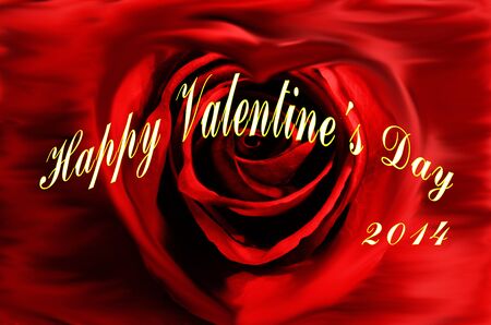 valentine heart - impression with text の写真素材