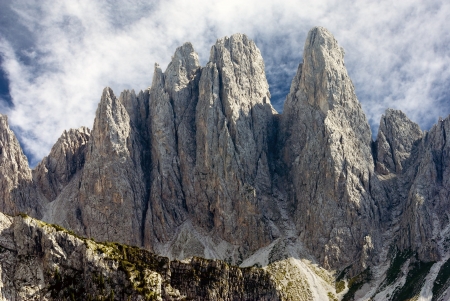 view from Dolomites - Italy の写真素材