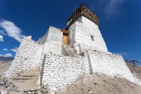 Namgyal Tsemo Gompa in India の写真素材