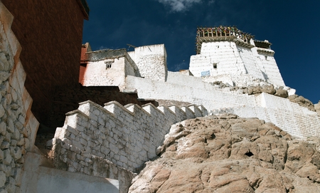 Namgyal Tsemo Gompa - Leh - Ladakh - Jaammu and Kashmir - Indiaのeditorial素材