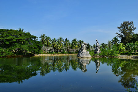 Water reflectionの写真素材
