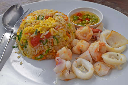 Thai Food, Cooked to orderの写真素材